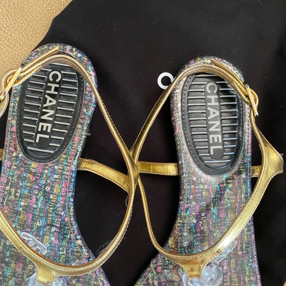 Chanel❌ On HOLD❌ DO NOT BUY‼️Thong T-strap Sandals - Picture 5 of 7